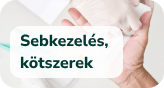 Sebkezelés, kötszerek